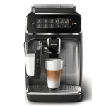 PHILIPS 3200 Espresso Machine, 5 Coffee Varieties, Touch Display, Ceramic Grinder, Aqua Clean Filter, Black, EP3246/70