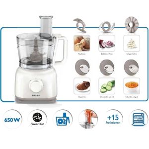 Philips HR7627 6-In-1 Daily Collection Food Processor infographics