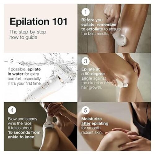 Braun Silk Epil 9 SES9020 Flex Epilator Function