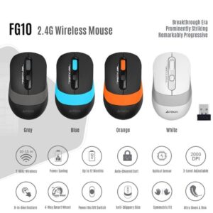 A4Tech 2.4G Wireless Mouse FG10S