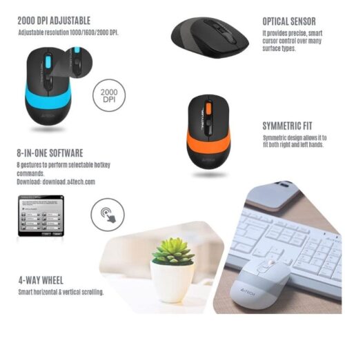 A4Tech 2.4G Wireless Mouse FG10S