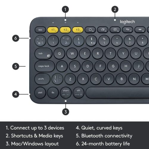 Logitech Multi-Device Bluetooth Keyboard K380