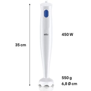 Braun Lightweight MultiQuick 1 Hand blender-MQ10.001P-WH