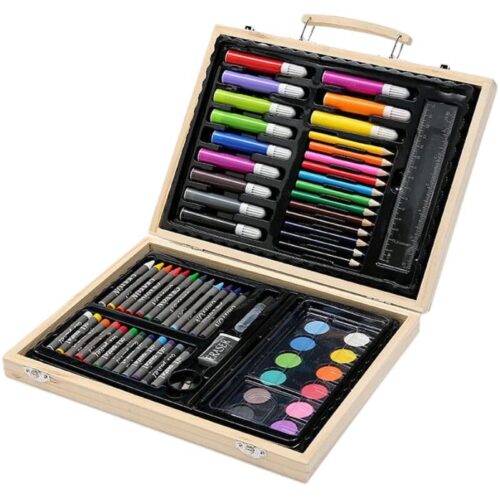 68 PCs Kids Painting Art Kit-Wooden