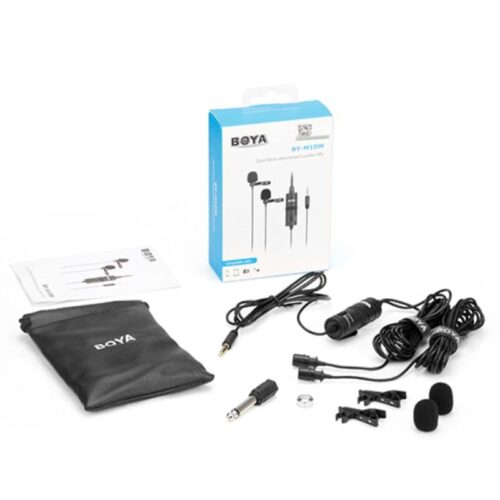 Boya BY-M1DM Dual Omni-Directional Lavalier Mic