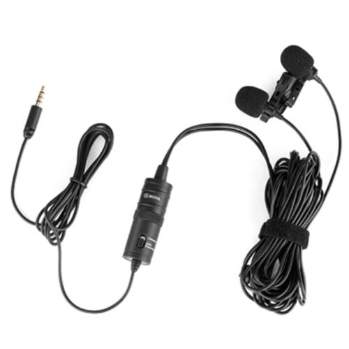 Boya BY-M1DM Dual Omni-Directional Lavalier Mic