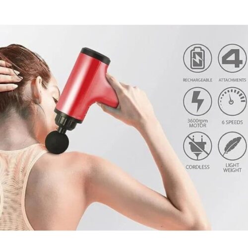 FINE LINE 4-in-1 Rechargeable Massager Gun 0614