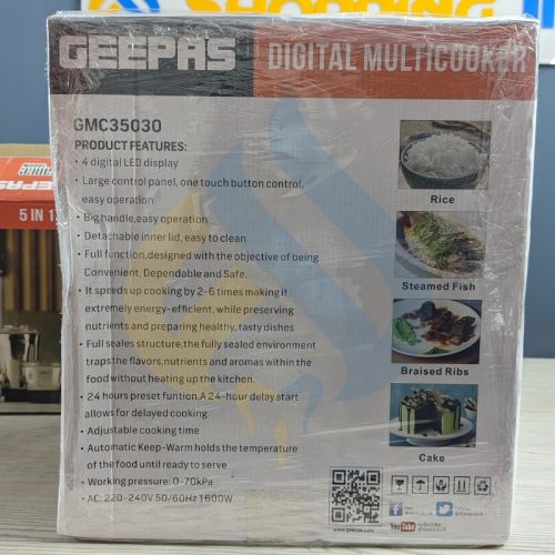 Geepas Digital Multicooker GMC35030 (2)