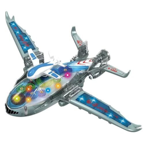 jucency flashy aloy gear plane toy shoppingjin.pk - Shopping Jin