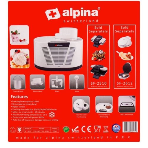 Alpina SF-3010 Ice Cream Maker_2