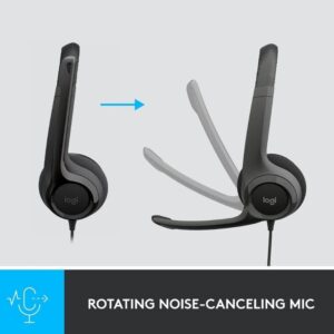 Logitech USB Headset (Noise-Cancelling) H390