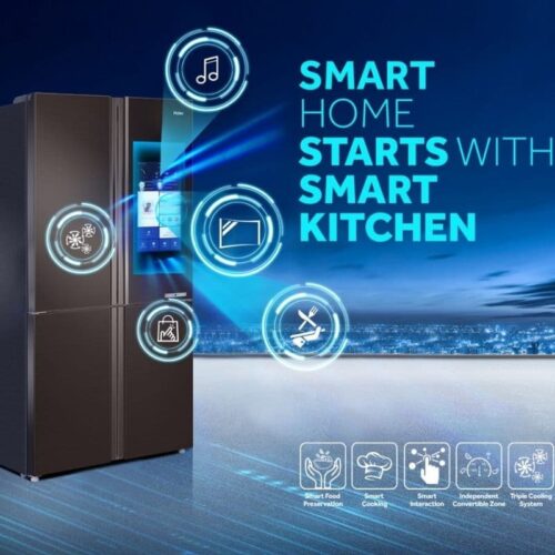 Haier Smart Refrigerator HRF-758S Side By Side