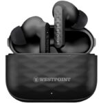 West Point Sound Stream Wireless ANC Earbuds, Black, WP-105