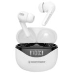 West Point Sound Stream Wireless ANC Earbuds, White, WP-110