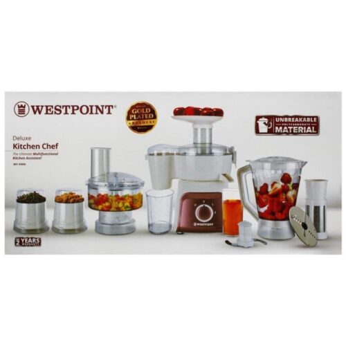 WestPoint Deluxe 5-In-1 Kitchen Chef Food Processor WF-4806