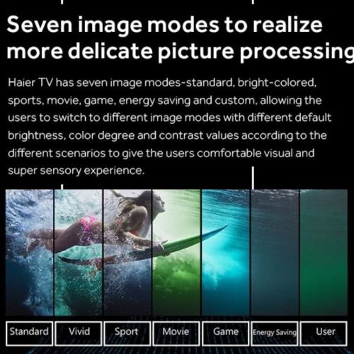 Haier 32 Inch 32K800X Google Bezel Less LED TV infographics