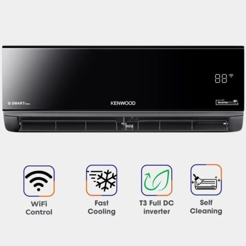 Kenwood KES-1866S eSmart Oynx 1.5 Ton DC Inverter AC infographics