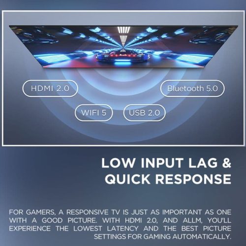 TCL 43L5A 43" Inch Smart Android LED TV infographics