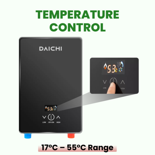 Daichi Digital Temperature Control Instant Electric Water Heater Geyser Shower