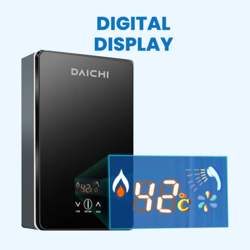 Daichi Digital Temperature Control Instant Electric Water Heater Geyser Shower