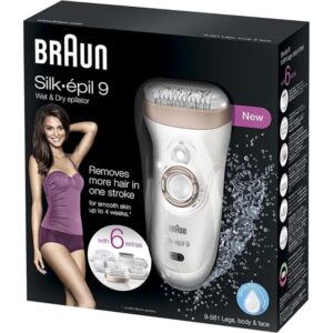 Braun Silk Epil 9 SE-9561 6-in-1 Wet & Dry Epilator Box