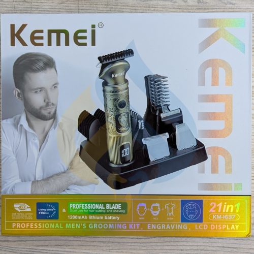 Kemei KM-1637 21-in-1 Grooming Kit (5)