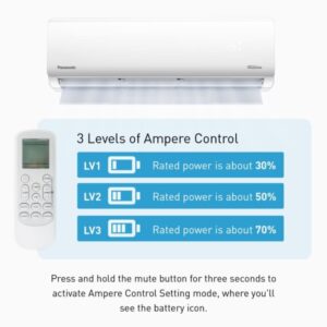 Panasonic XKF9 T3 DC Inverter AC 3 Levels