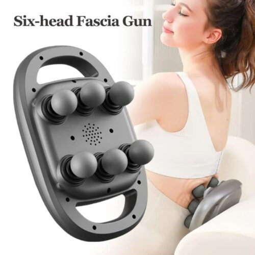 6 Heads Deep Tissue Massage Gun (2)