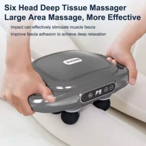 6 Heads Deep Tissue Massage Gun (5)