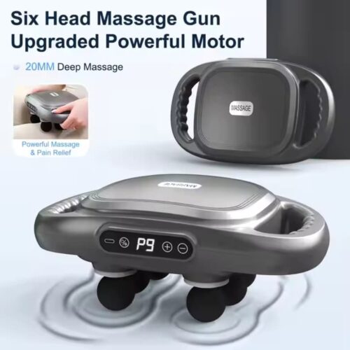 6 Heads Deep Tissue Massage Gun (9)