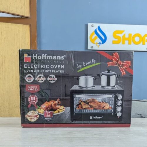 Hoffman HM-753 55L Electric Oven With Hot Plat Box 2