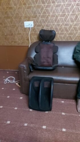 Imported 3 in 1 Head Back and Feet Massage Chair with Infrared Heat Therapy photo review