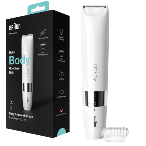 Braun Body Mini Trimmer BS-1000 for Complete Body