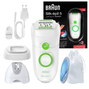 Braun Silk-épil 5 SE5-580 3-in-1 Epilator with Facial Epilator