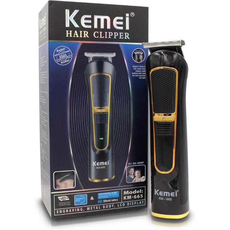 Kemei KM-665 Wireless Hair Clipper (3)