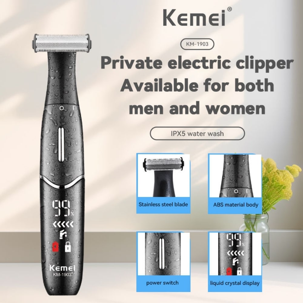 Kemei KM-1903 IPX5 Electric Shaver