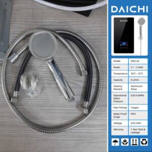 daichi digital temperature control instant electric geyser shower dig 02 2 shoppingjin.pk - Shopping Jin