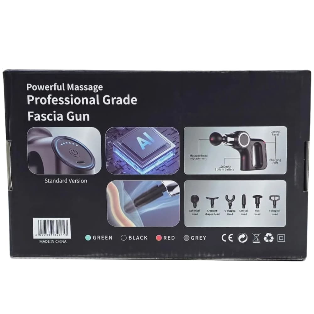 Professional 6 in 1 Fascia Massager Gun JY-755 - Image 3