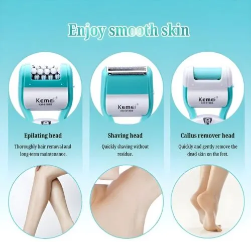 Kemei KM-6198 3 in 1 Shaver Epilator (10)