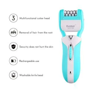 Kemei KM-6198 3 in 1 Shaver Epilator (11)