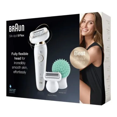 Braun Silk Epil 9 SES9020 Flex Epilator Box