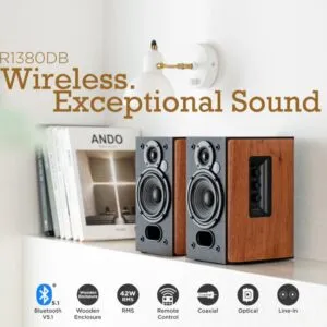 Edifier 2.0 Shelf Speaker System Remote Control-R1380DB