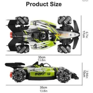 Remote Control Formula Car With Stunt, Spin, Flip and Drift Feature