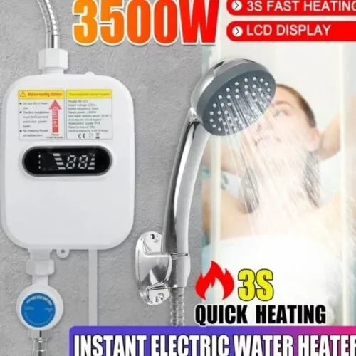 3500W Electric Tankless Water Heater