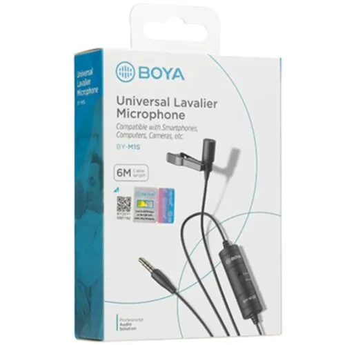 Boya BY-M1S Universal Lavalier Microphone