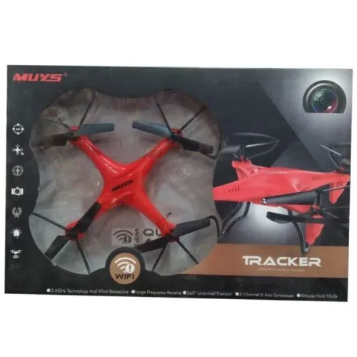 Muys Wifi Tracker 2.4 GHz 6-Channel Remote Control Quadcopter