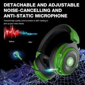 EKSA Noise Cancelling USB Gaming Headset E900 Pro