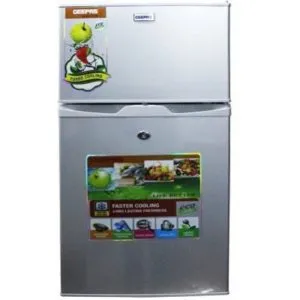 Geepas GRF-6013 Double Door Refrigerator front