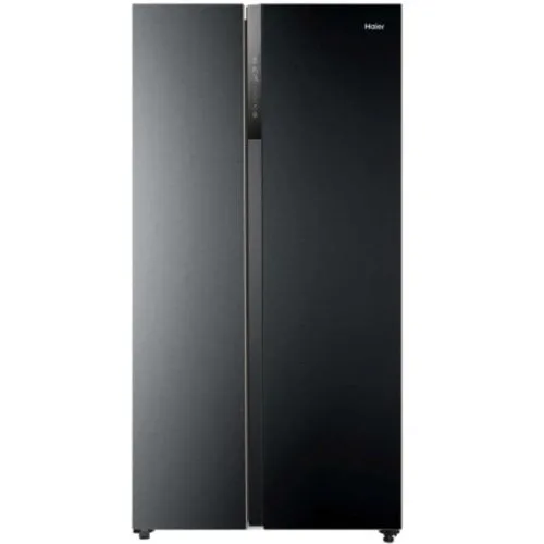 Haier 19 Cu Ft HRF-622IBS Side By Side Twin Inverter Refrigerator front