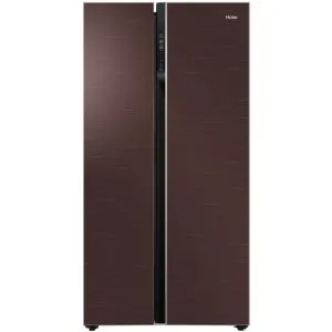 Haier 19 Cu Ft HRF-622ICG Side By Side Twin Inverter front